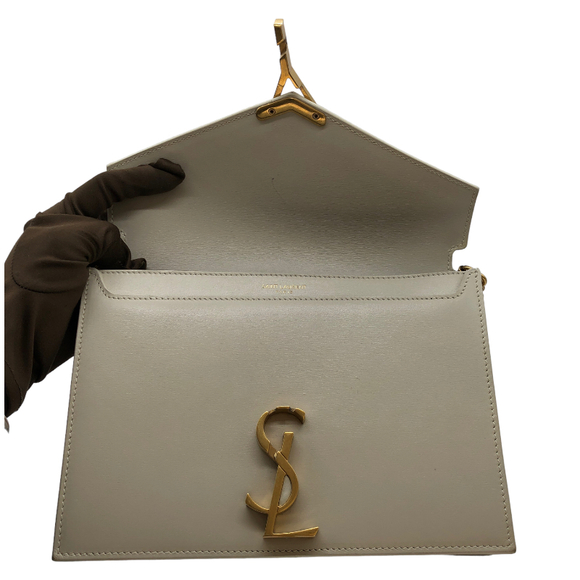 Saint Laurent Cassandra Medium Beige - Picture 5 of 10